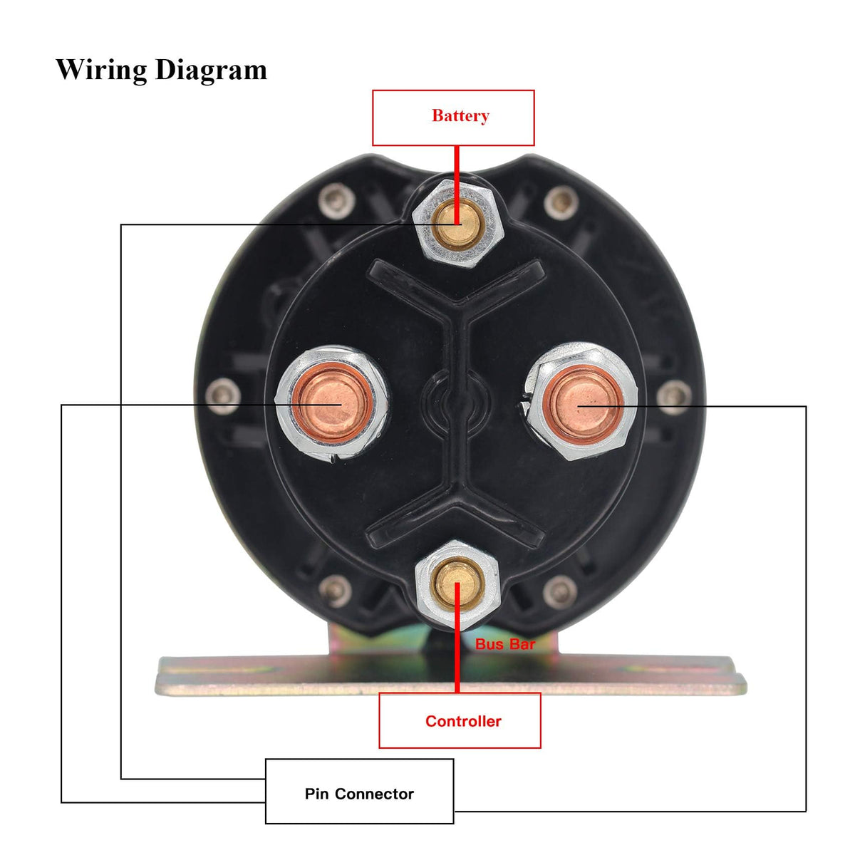 YIXIN relay terminal detail with four-terminal design for stable power