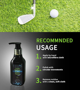 YIZHONG polish paste application on clubs removes grime and restores shine