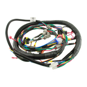 YLJCDOUN gray controller wiring harness in-use dash area, ready for install