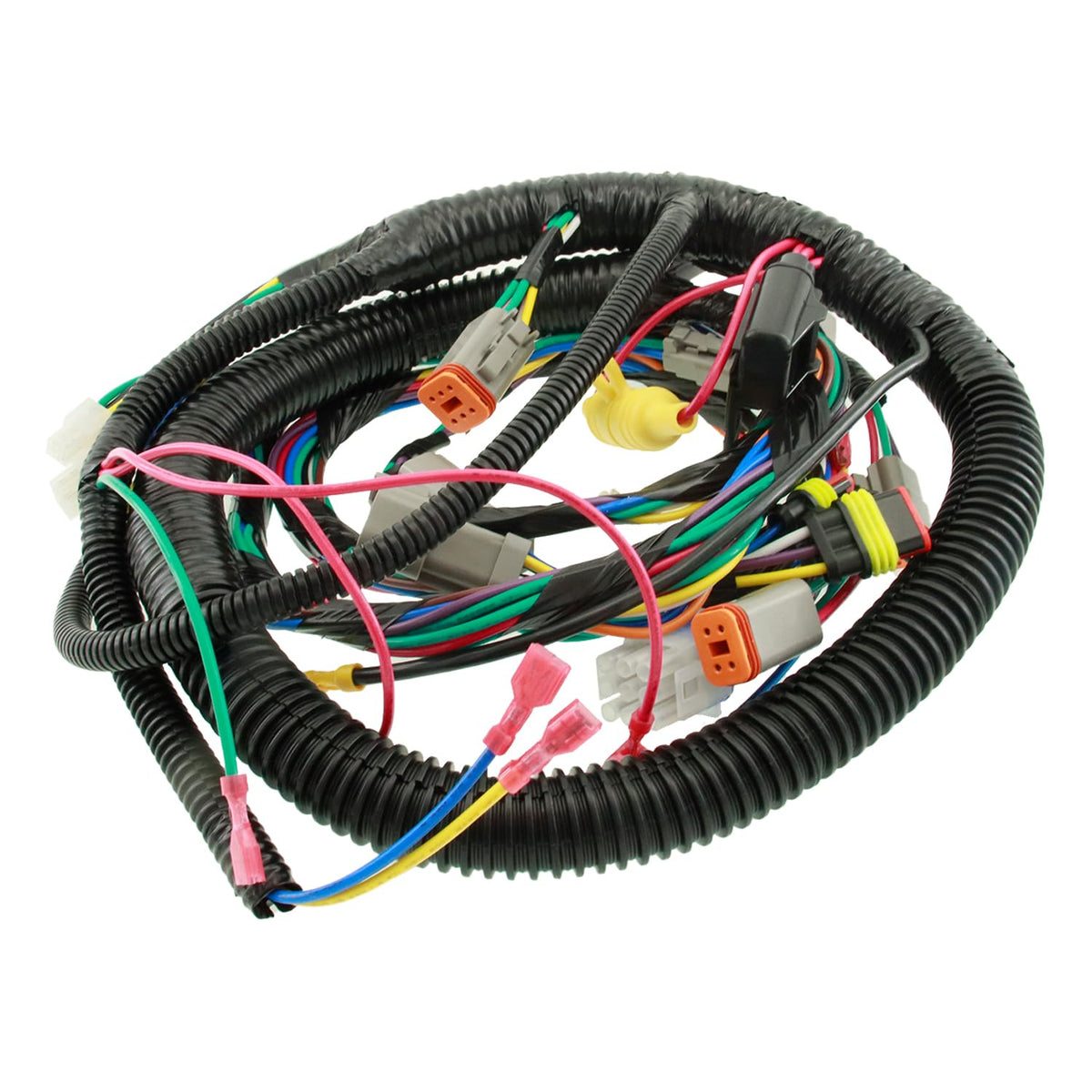 YLJCDOUN wiring harness connectors close-up showing secure plug-and-play design