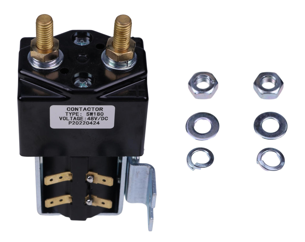 YLQASOON SW180 front view for EZGO golf carts shows durable contactor construction.