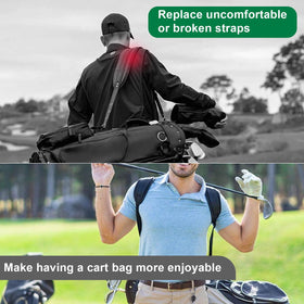 YLZZMDQSZ golf bag strap reinforced buckles hold tension during rounds