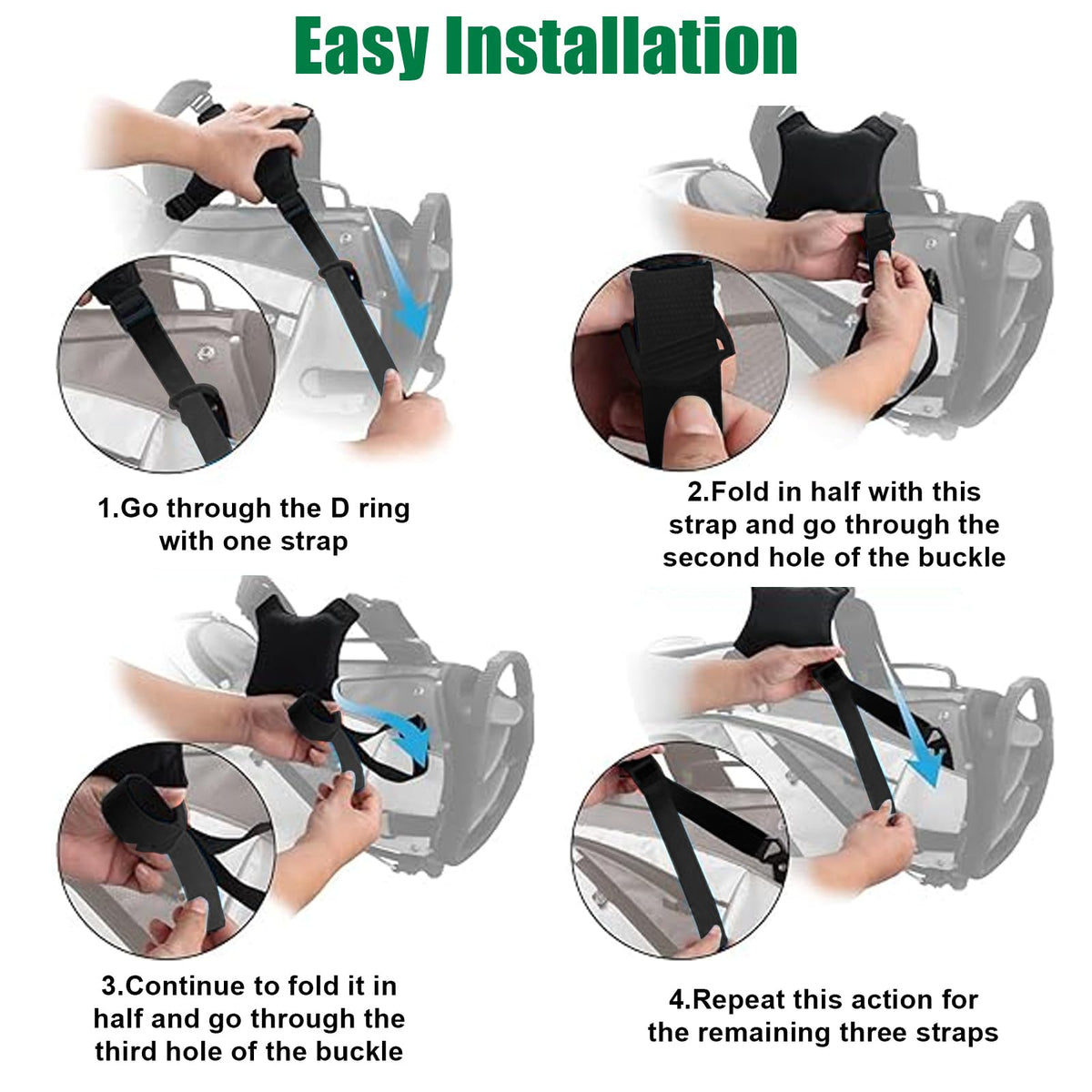 YLZZMDQSZ golf bag strap UV-resistant fabric preserves color and life