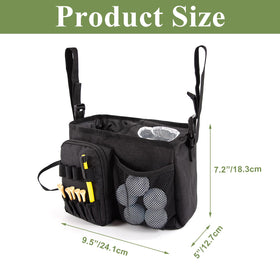 YLZZMDQSZ insulated cup holder keeps drinks cold during long rounds.