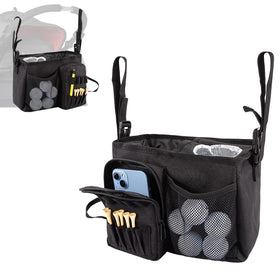 YLZZMDQSZ golf cart organizer main compartment keeps balls and sunglasses organized on the course.