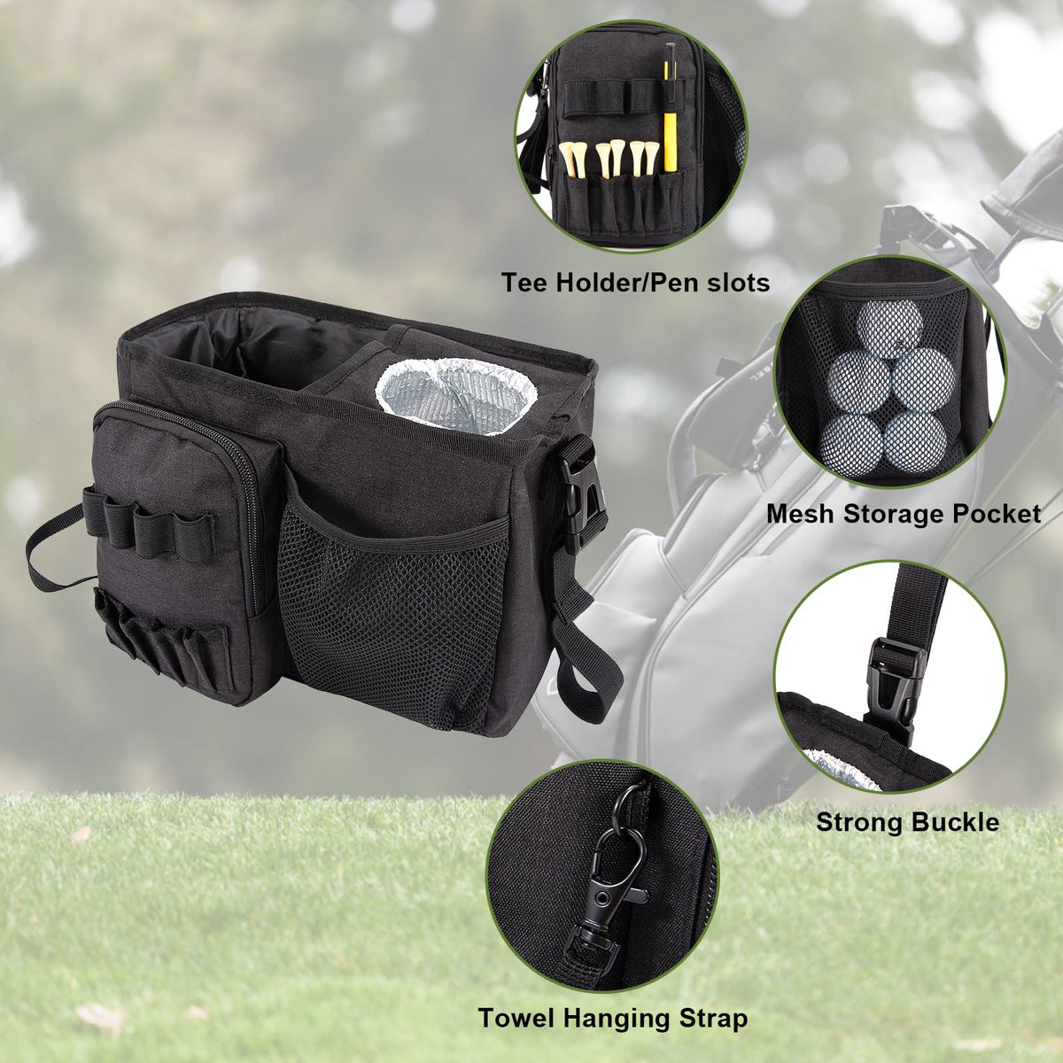 YLZZMDQSZ tear-resistant nylon construction withstands rough rounds and practice.