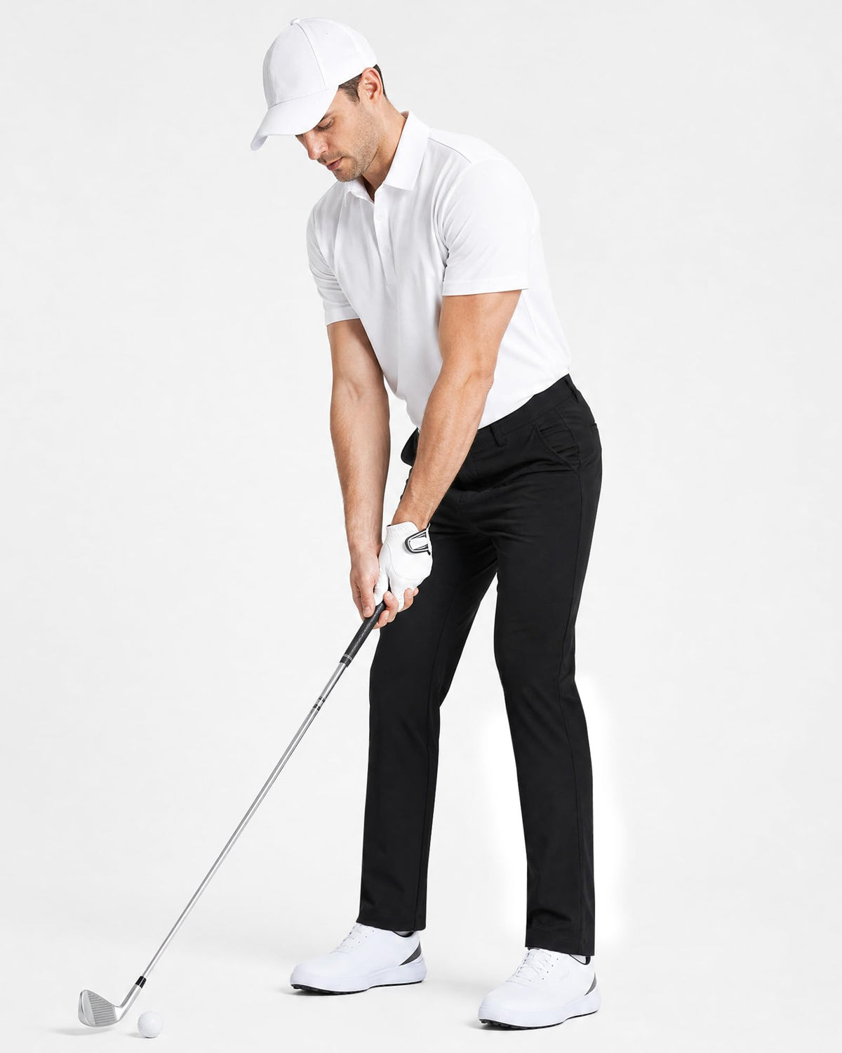 YND men's golf pants offering comfort and flexibility for travel and activity
