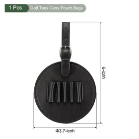 YOKIVE golf tees carry pouch with belt clip for portable storage