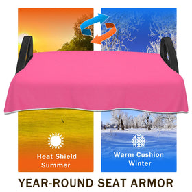 All-weather seat comfort prevents sticky or chilly seats during rides.