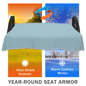 YOKYHOM all-weather design keeps seats cool in summer and warm in winter.