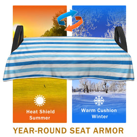 YOKYHOM microfiber seat blanket feels soft and durable for long rides