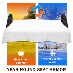 YOKYHOM all-weather seat cover keeps seats cool in summer and warm in winter.