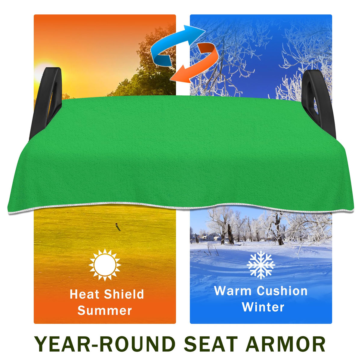 YOKYHOM all-weather comfort provides cool summer and warm winter seating