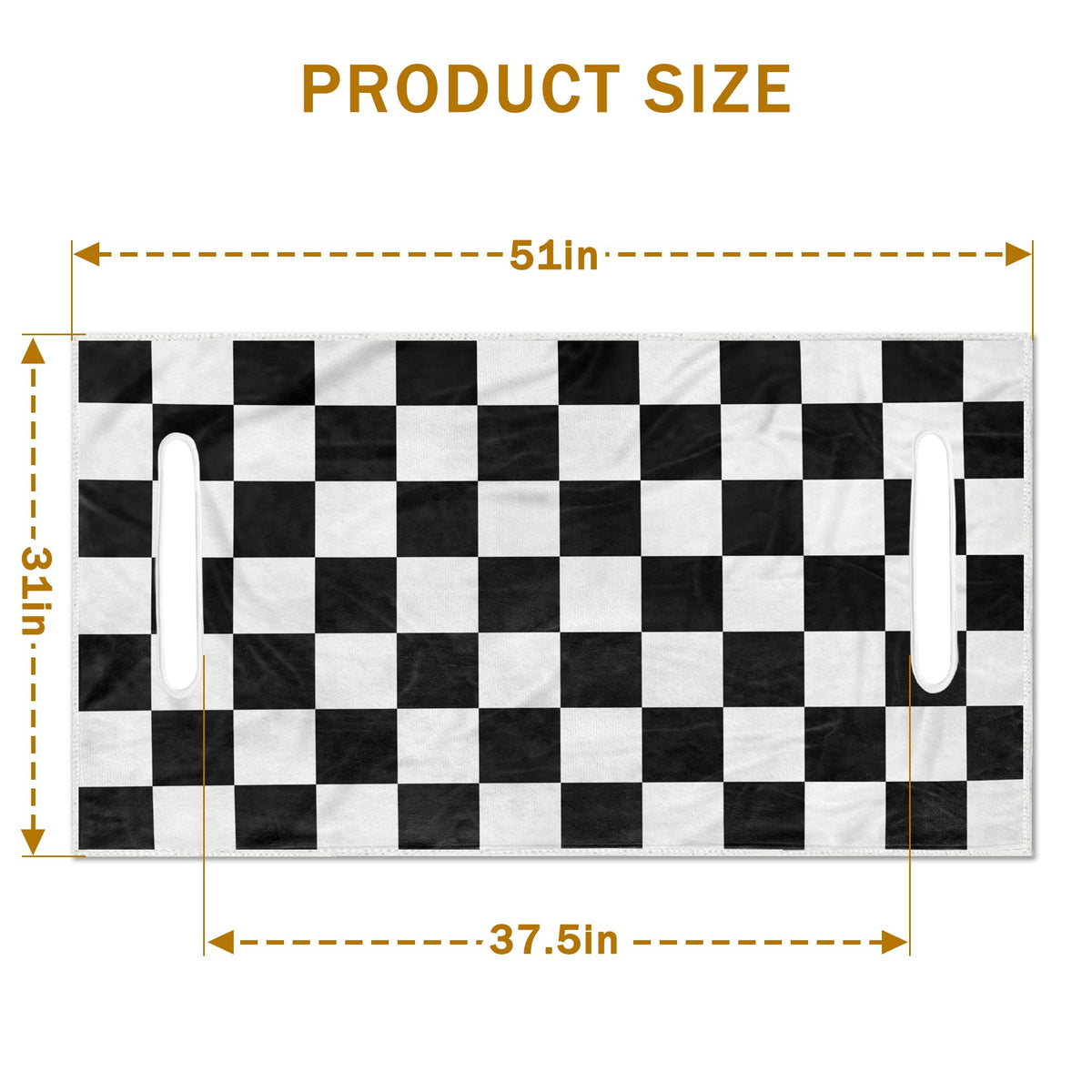 YOKYHOM beach-style plaid adds timeless style to any cart interior