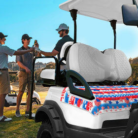Classic American flag pattern on YOKYHOM golf cart seat cover