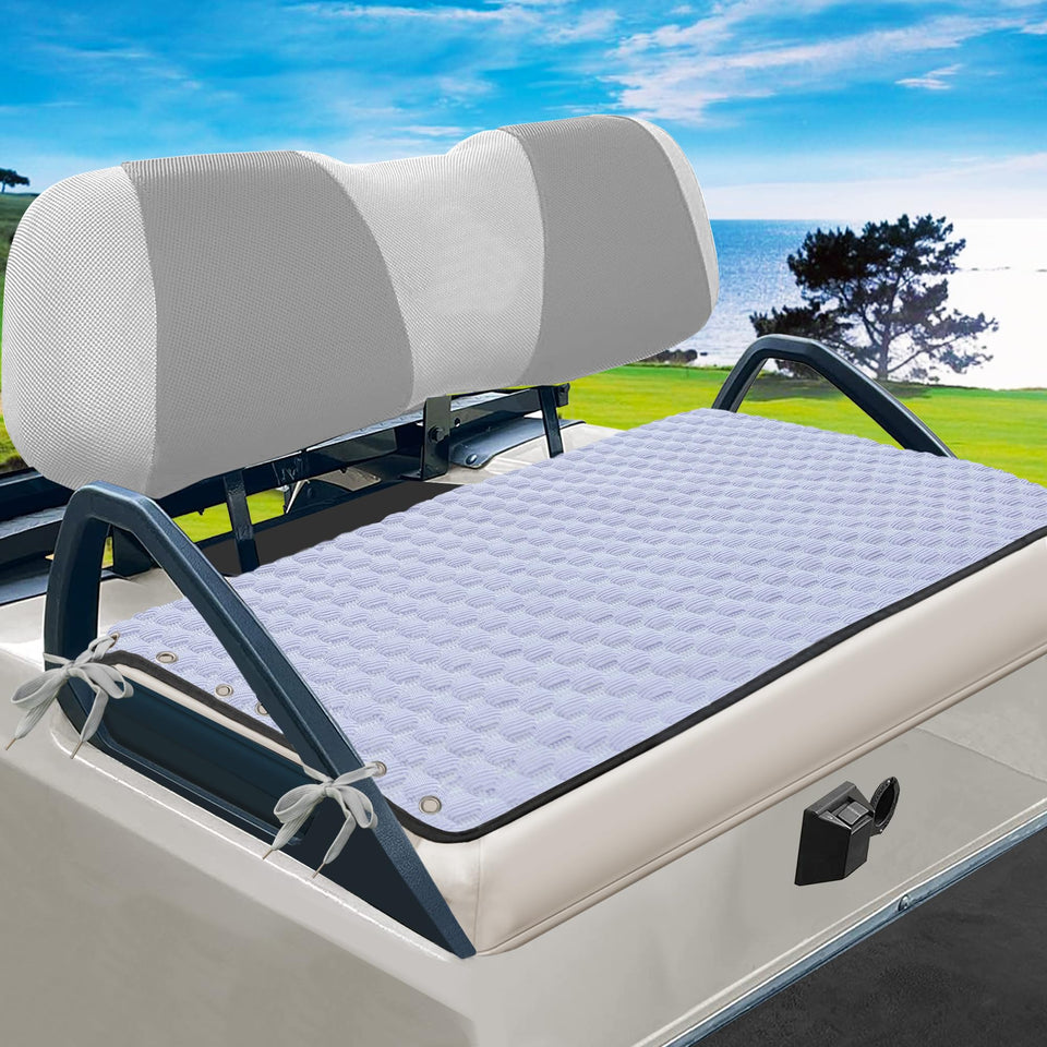 YOKYHOM cooling ice silk seat cover front view with refreshing feel