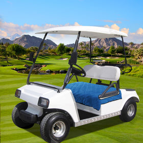 YOKYHOM deep blue seat towel offers sleek, professional look.