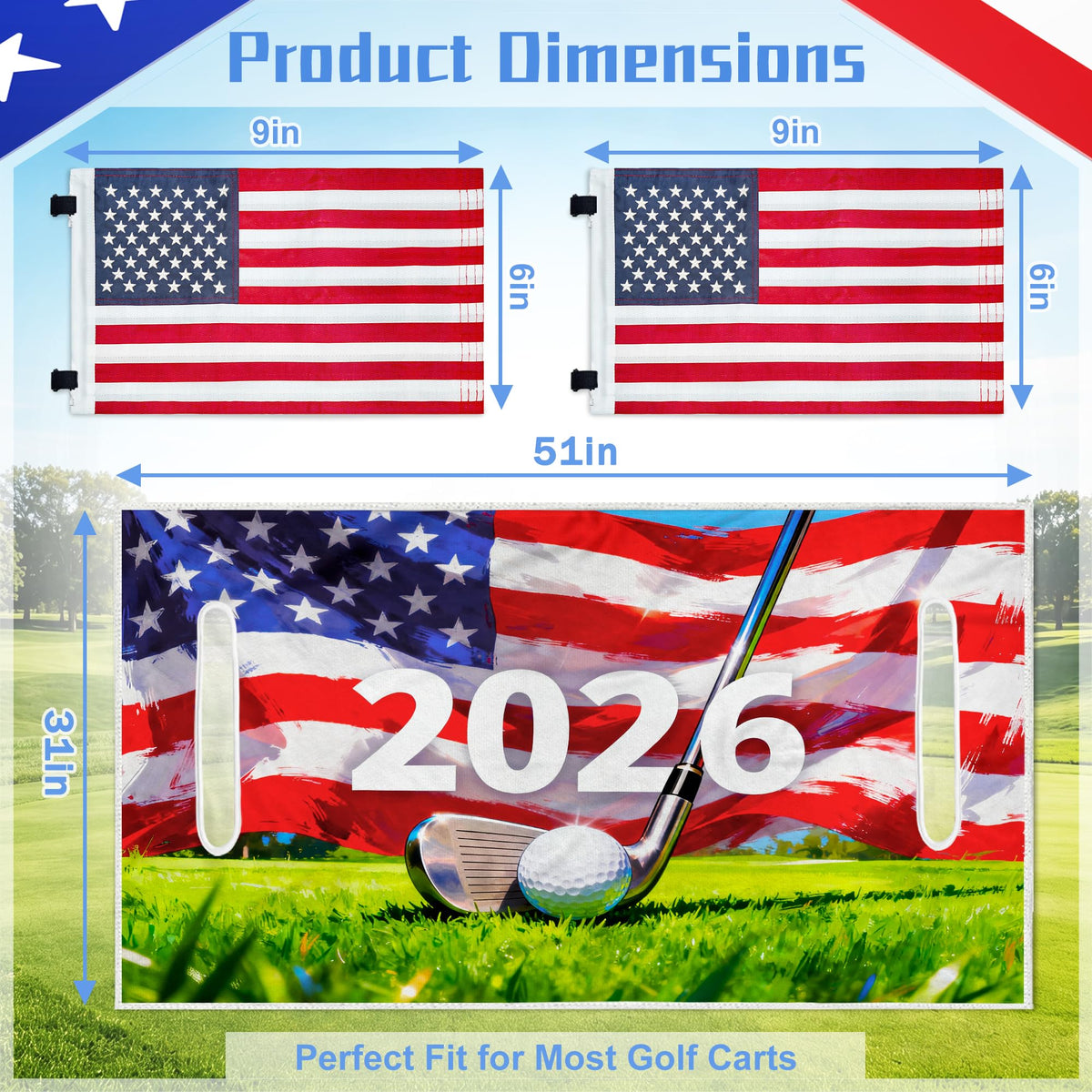 YOKYHOM embroidered flag stands tall for a crisp, durable display.