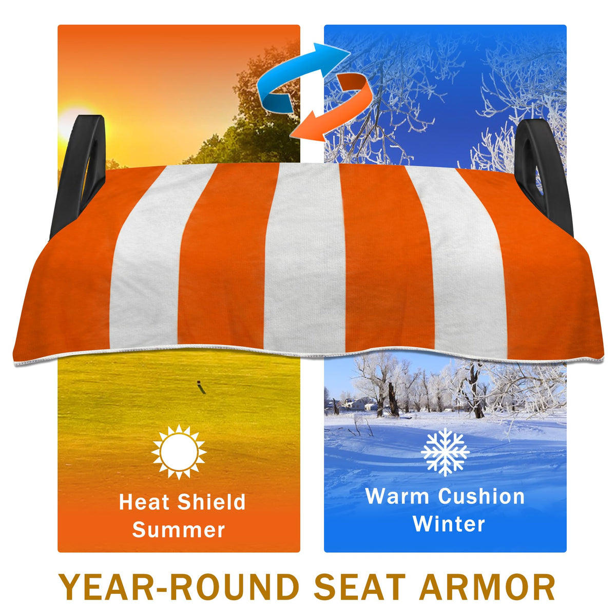 YOKYHOM all-seasons golf cart blanket maintains comfort in heat and cold