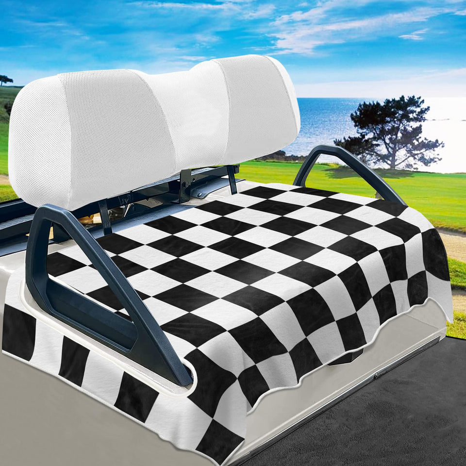 YOKYHOM golf cart seat cover for 2-4 passenger carts provides universal protection