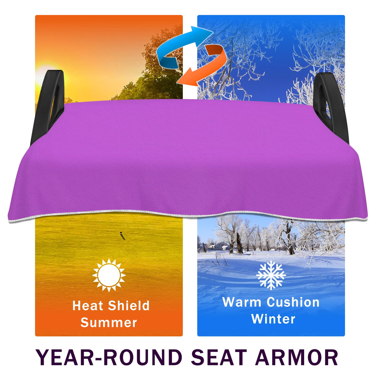YOKYHOM violet microfiber material offers soft touch and easy cleaning.