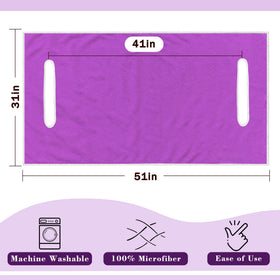 YOKYHOM violet seat cover regulates temperature for comfortable rides.