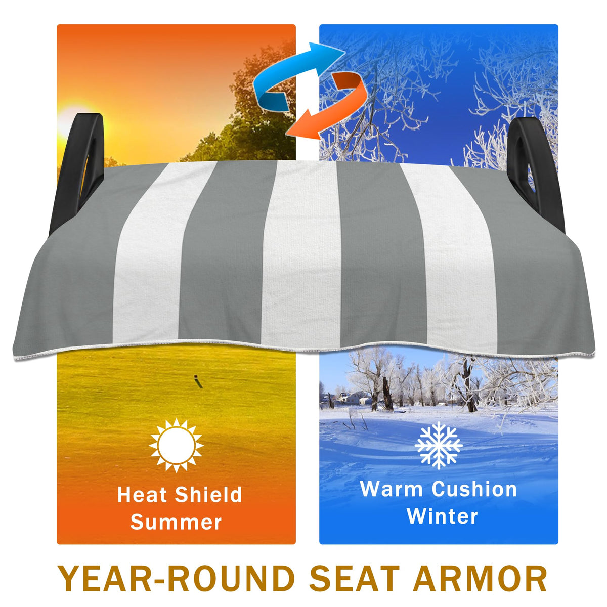 YOKYHOM 51x31 universal cover on golf cart seat