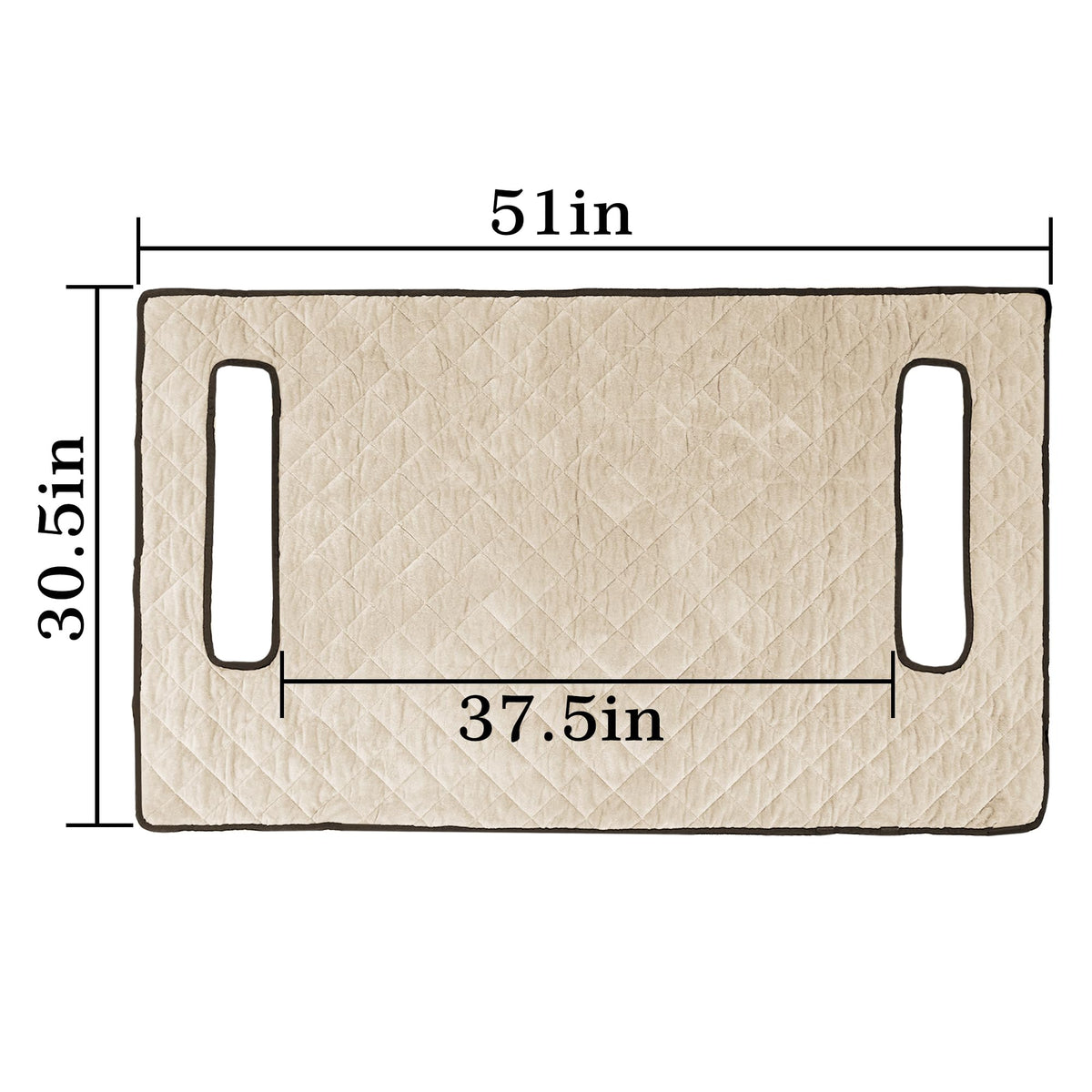 YOKYHOM 51x30.5 inch cover fits most 2-seat carts.