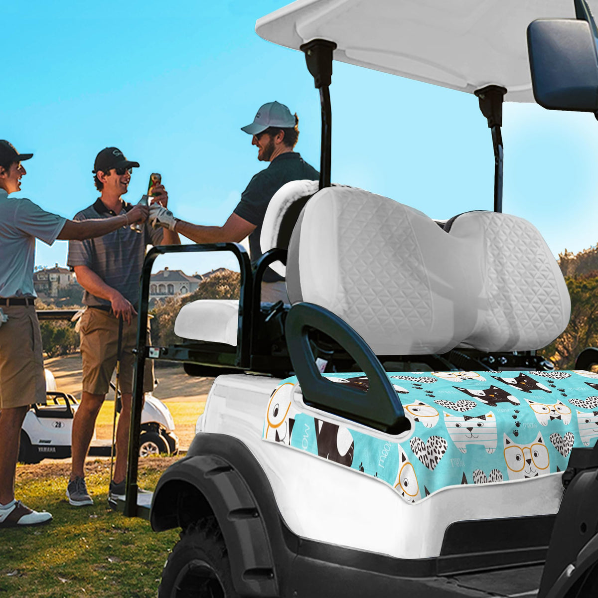 YOKYHOM heat and cold protection seat cover for year-round comfort.