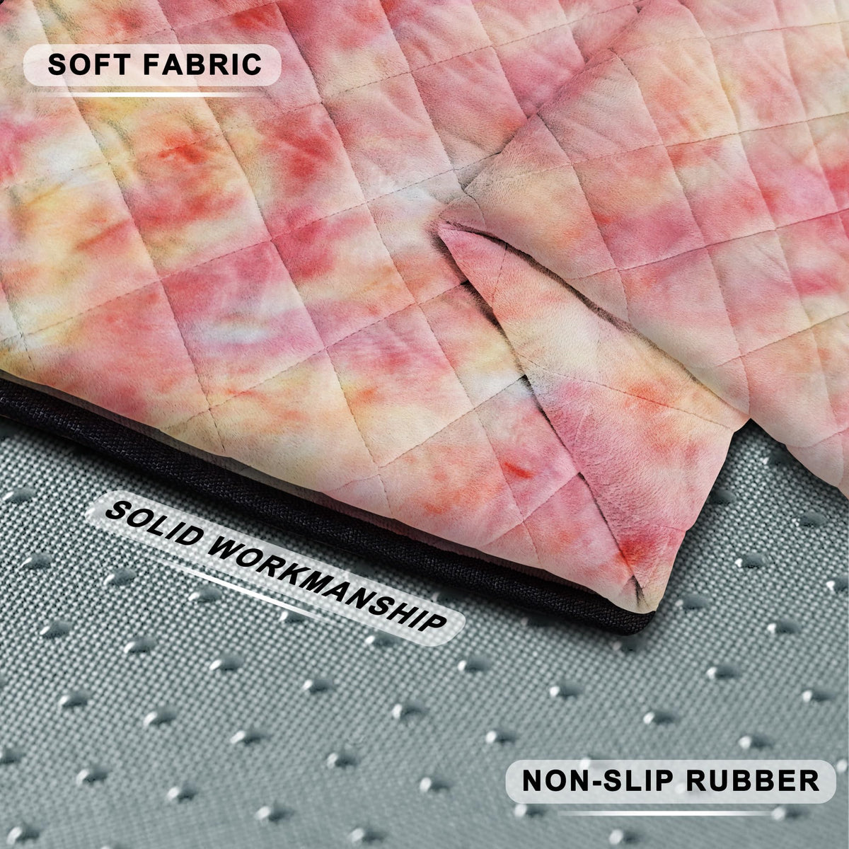 YOKYHOM non-slip backing prevents shifting for a neat, wrinkle-free seat