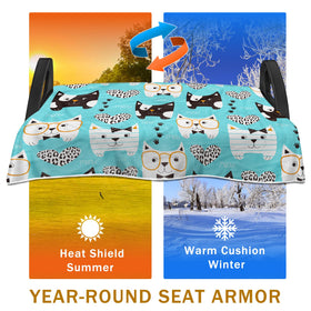 YOKYHOM universal-fit seat cover for 2-seat carts like EZGO, Club Car, Yamaha.