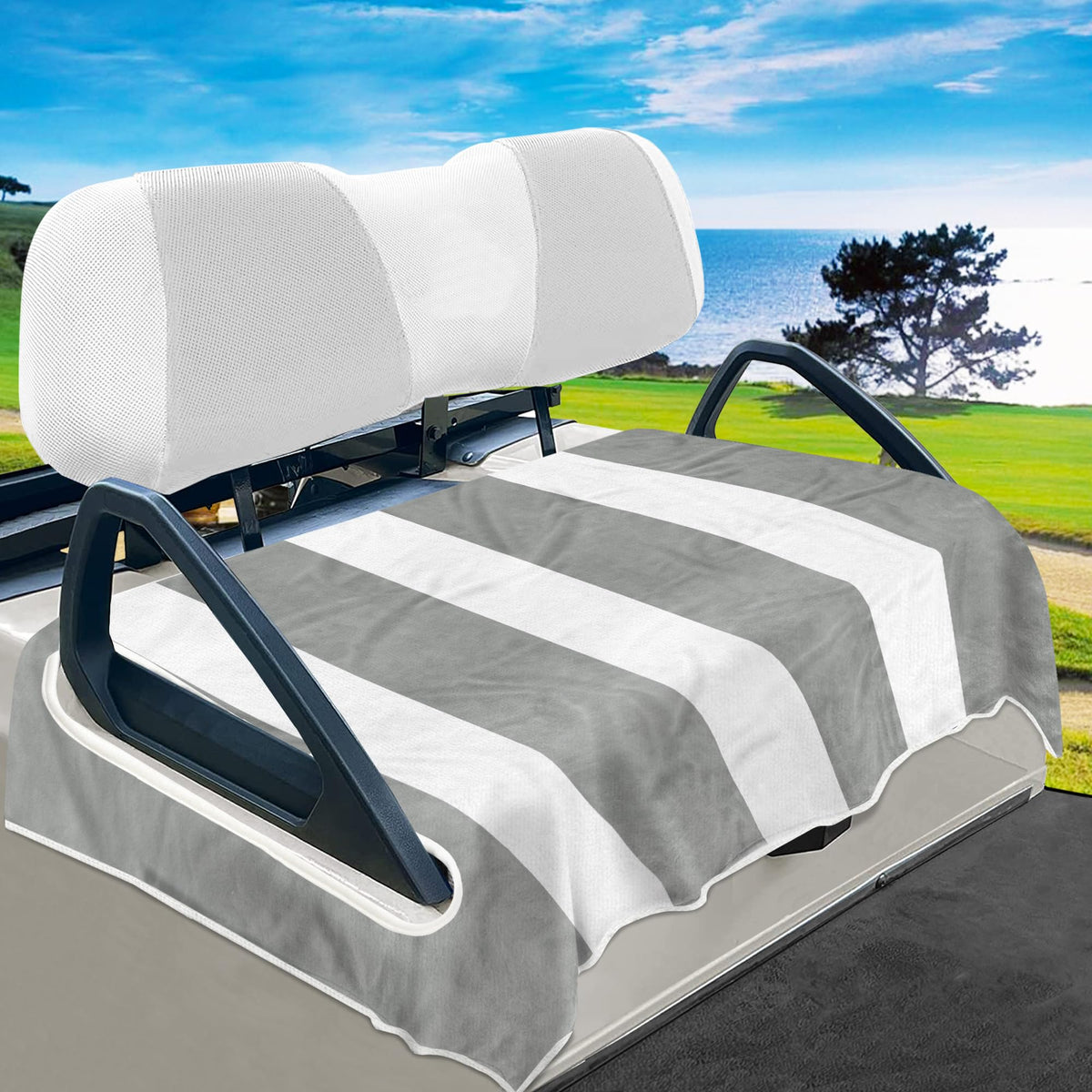 YOKYHOM universal-fit golf cart seat cover for 2-seat carts