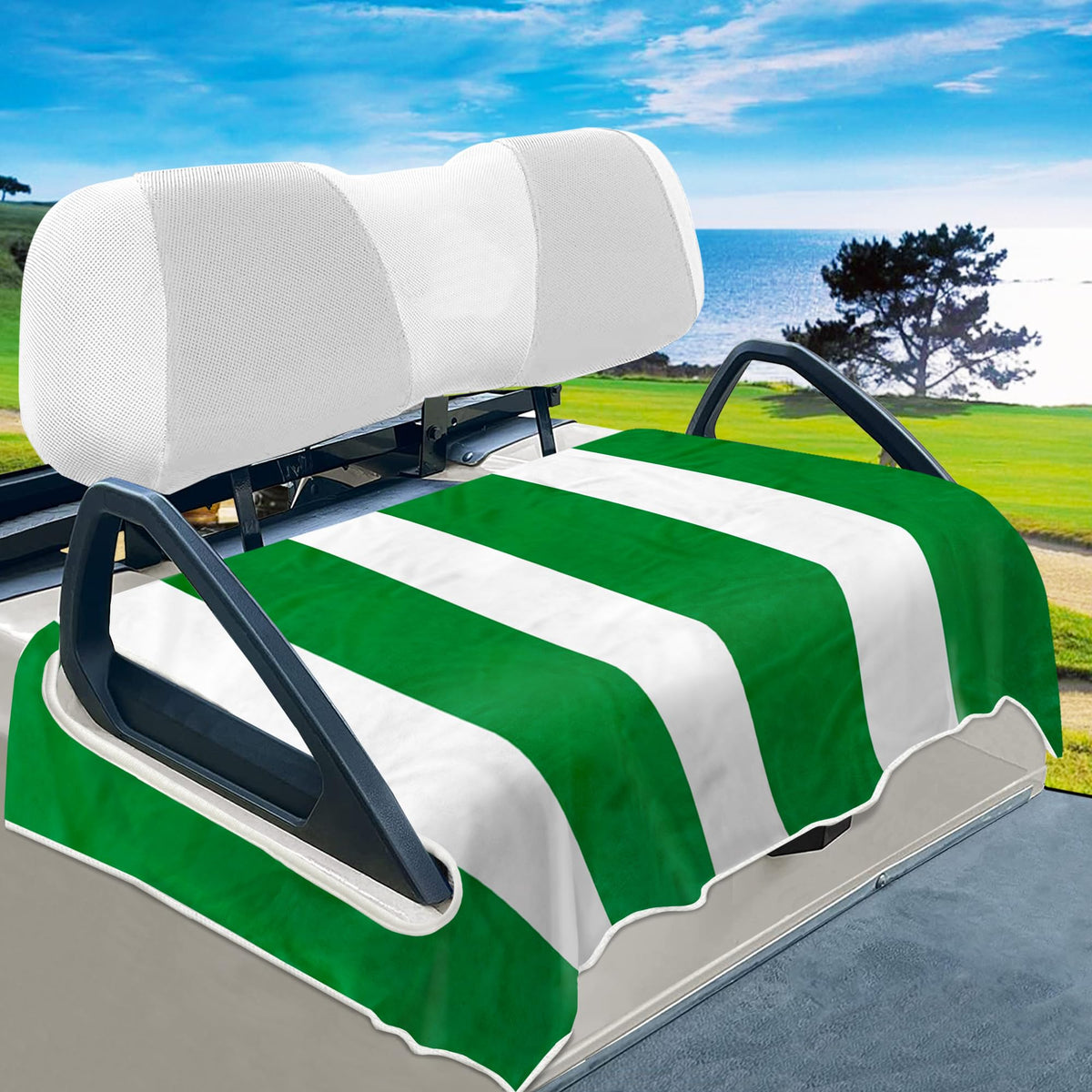 YOKYHOM golf cart seat cover universal fit protects seats from heat and sweat