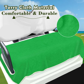 YOKYHOM golf cart seat towel fabric close-up highlights microfiber softness