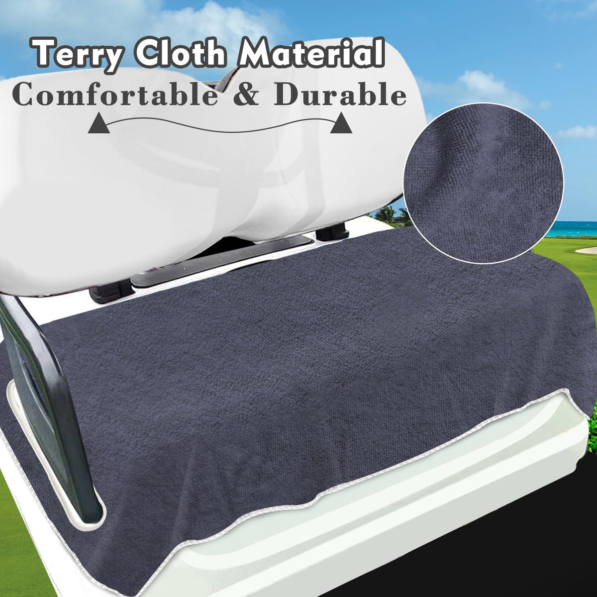YOKYHOM microfiber towel material shown for soft feel and easy washing.