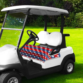 Machine washable, long-lasting golf cart seat cover