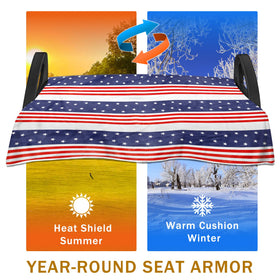 YOKYHOM microfiber seat towel close-up highlights soft, durable fabric.