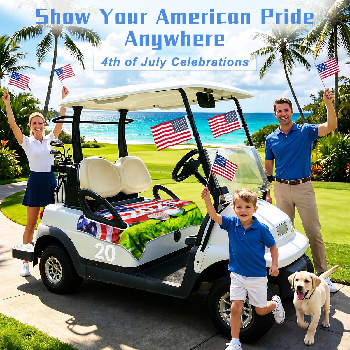 YOKYHOM patriotic set ideal for Independence Day and parades.
