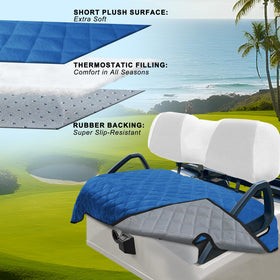 YOKYHOM seat blanket in soft short-plush texture for comfortable rides.