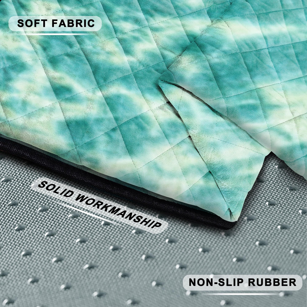 YOKYHOM non-slip backing keeps the cover from sliding during rides.