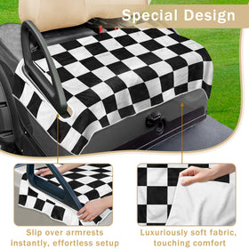 YOKYHOM soft microfiber seat towel delivers a velvety feel and easy cleaning