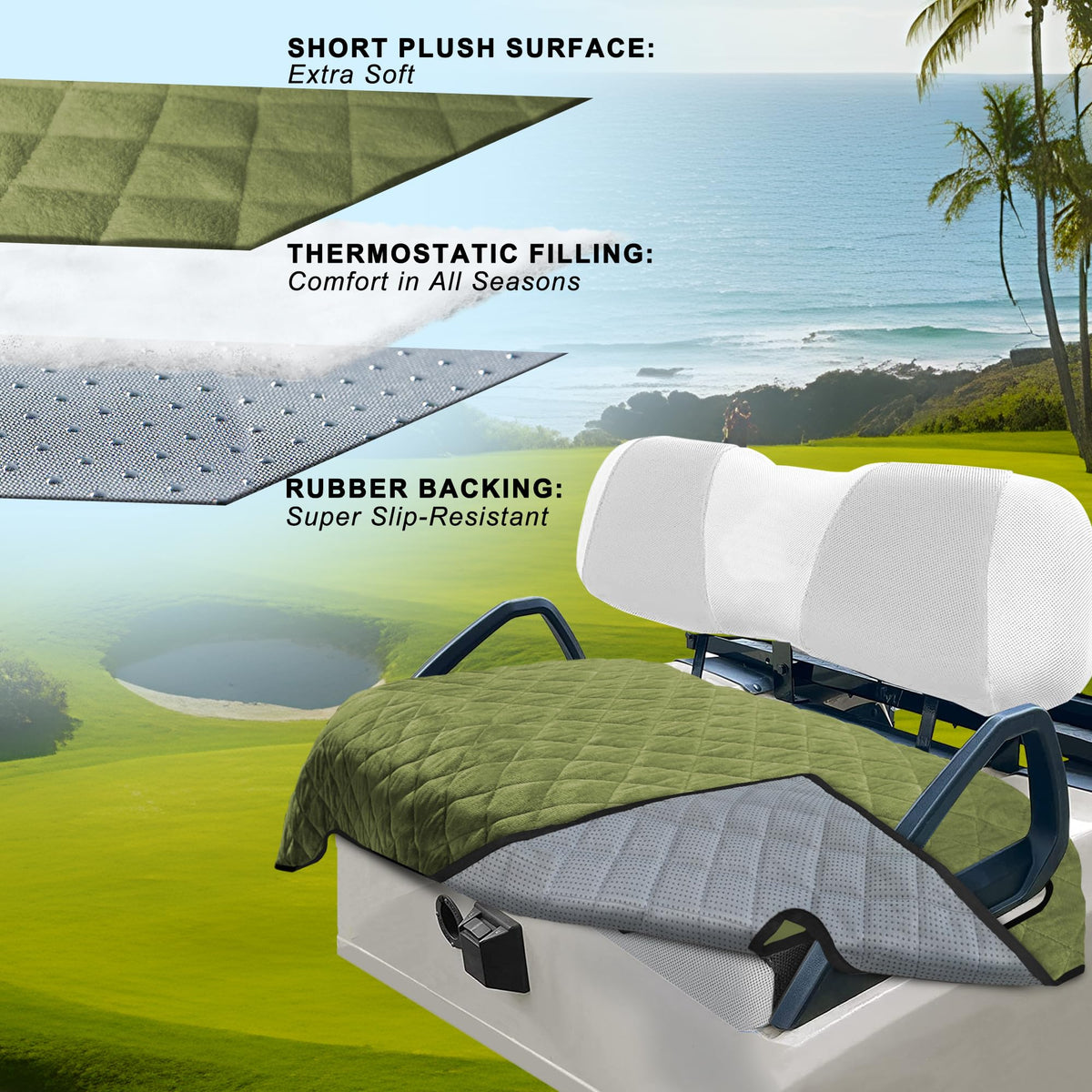 YOKYHOM soft short plush surface for a cozy feel on cool mornings