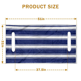 YOKYHOM striped classic design adds timeless style to any golf cart interior.