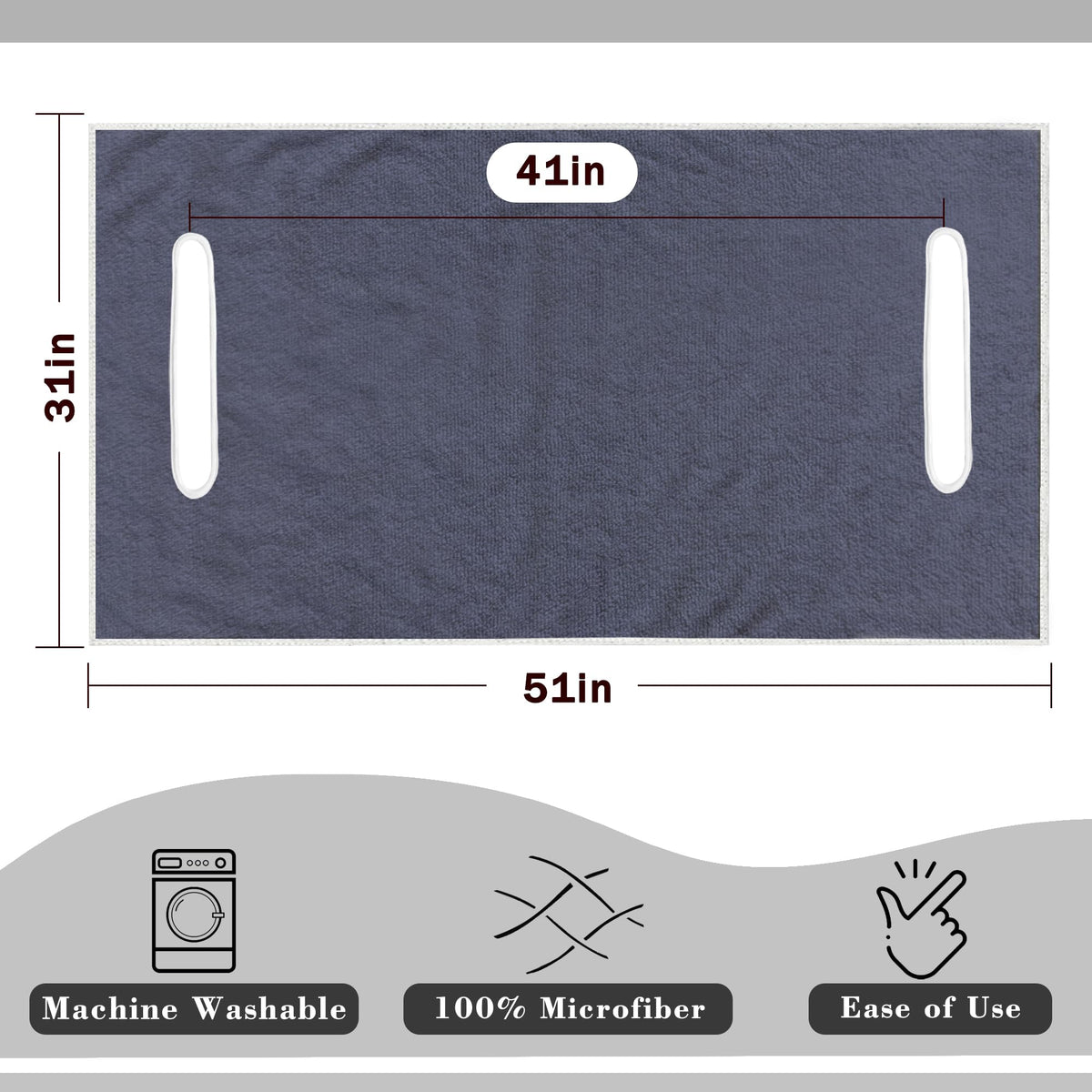 YOKYHOM timeless gray-black design complements any golf cart.