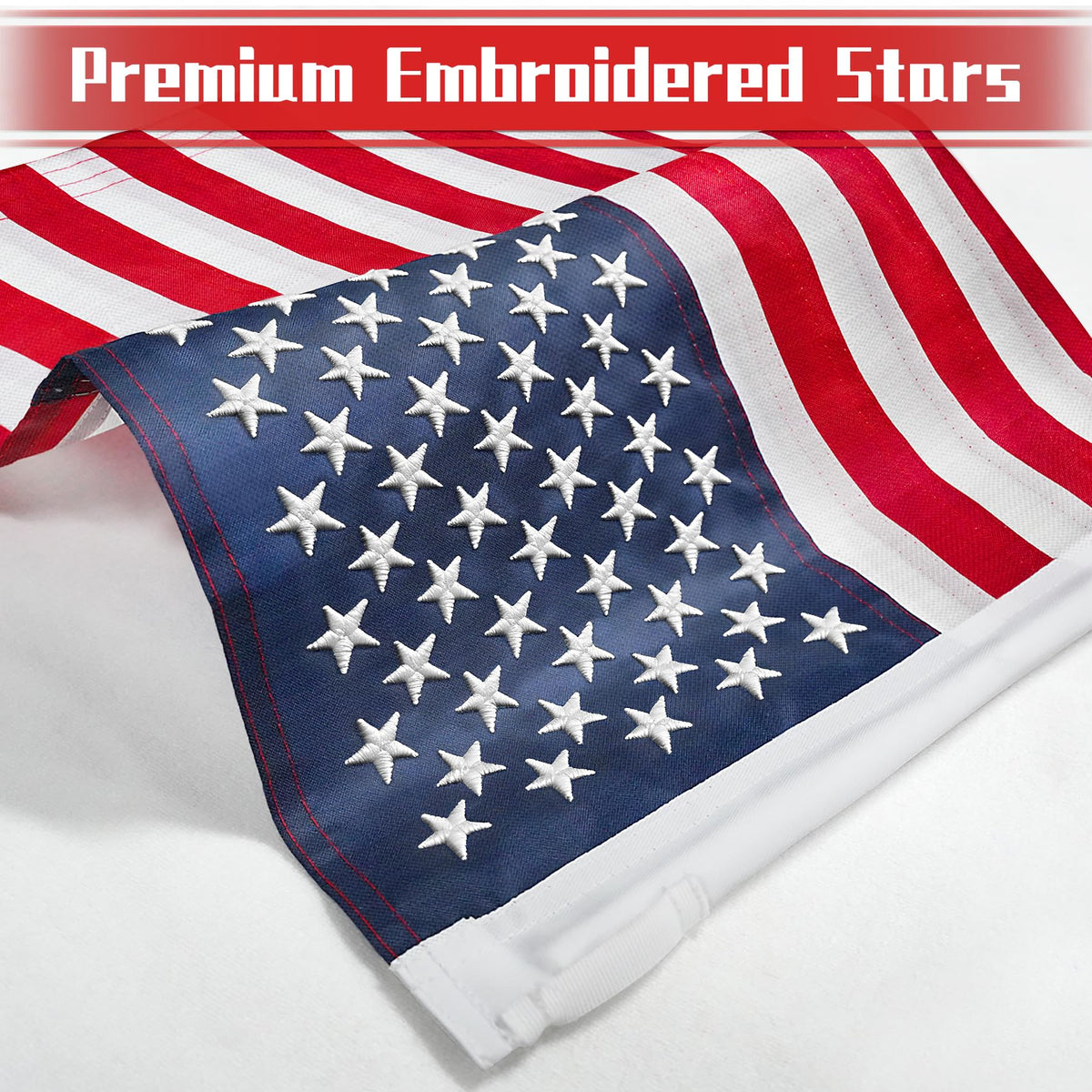 YOKYHOM two-pack flags provide balanced, eye-catching display on both sides.