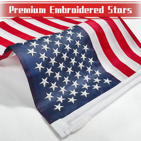 YOKYHOM two-pack flags provide balanced, eye-catching display on both sides.