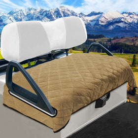 YOKYHOM universal 2-seater seat cover protects EZGO, Club Car, and Yamaha seats.