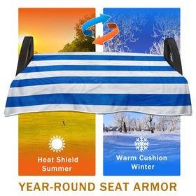 YOKYHOM universal-fit seat cover suits EZGO, Club Car, Yamaha carts.