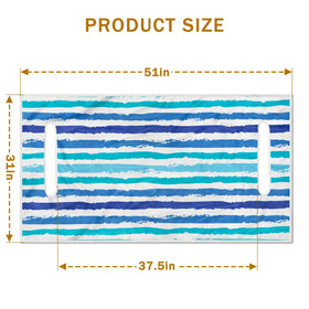 All-season seat blanket to stay comfortable in heat or cold.