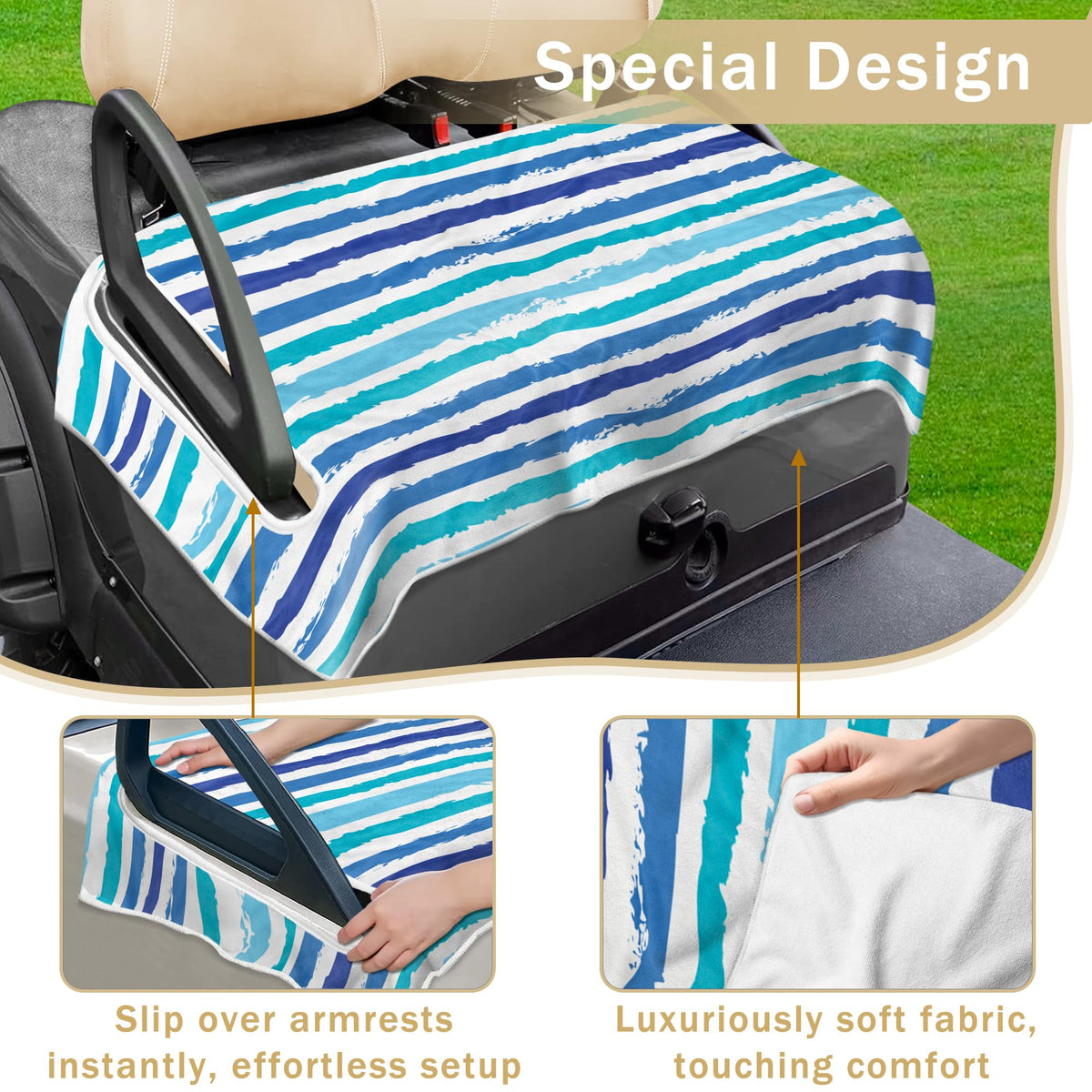 YOKYHOM soft microfiber seat towel for superior comfort and easy care.